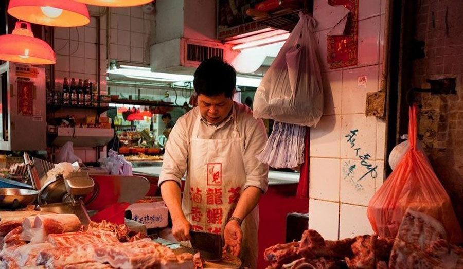 让外国人胆怯的香港菜市场