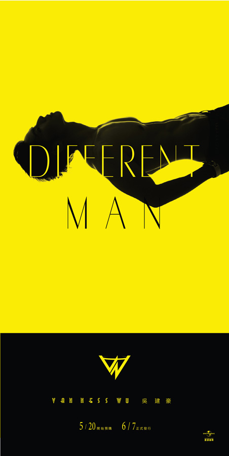 吴建豪《Different Man》预购海报