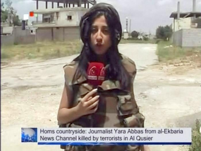 组图:叙利亚女记者报道内战时被狙杀