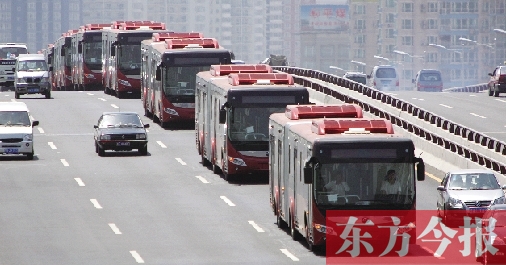 郑州快速公交的尾气卖了91万欧元(图)