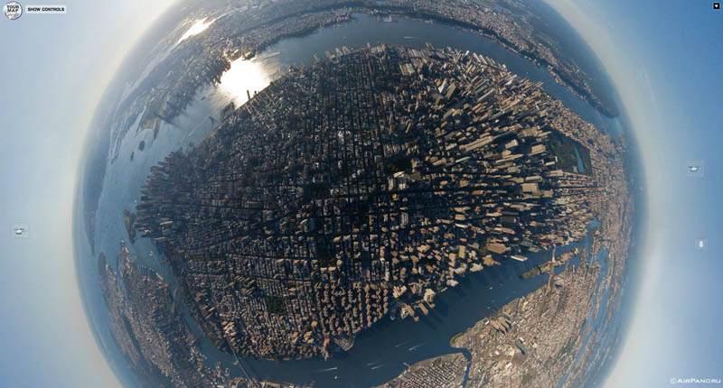 全球十大城市360度全景图集:香港纽约迈阿密迪