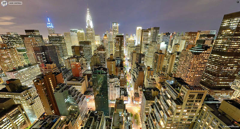 全球十大城市360度全景图集:香港纽约迈阿密迪