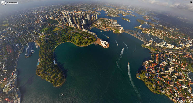 全球十大城市360度全景图集:香港纽约迈阿密迪拜
