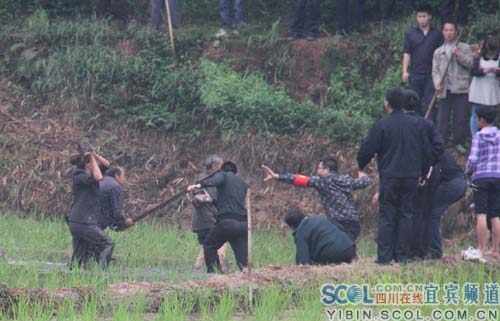 四川江安否认400名特警暴力征地:村民追打警察