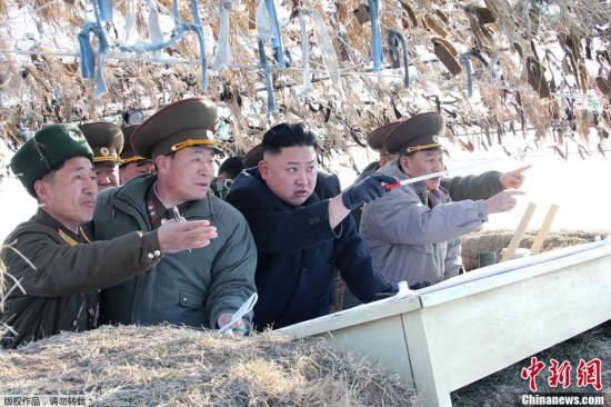 金正恩视察朝鲜前线哨所 为韩美军演结束后首次