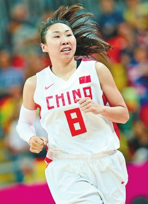 中国女篮主力队员苗立杰 新华社供图