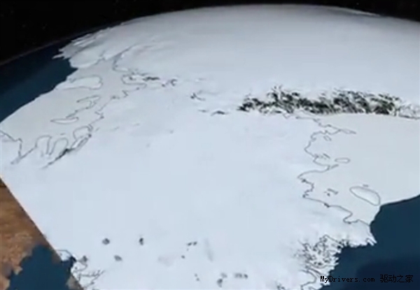 冰雪融化之后全裸的南极大陆什么样?(图)(1)