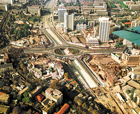 图说30年前的长沙五一路:曾是湖南最美一条街