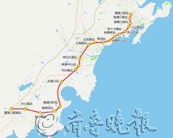 青岛地铁1号线2017年完工 西海岸明年建轻轨(图)