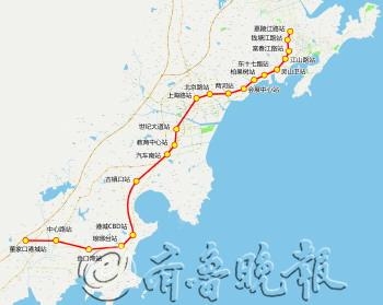 青岛地铁一号线2017完工 西海岸明年建轻轨(图)