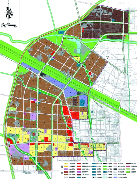 商丘市梁园产业集聚区控制性详细规划图图片