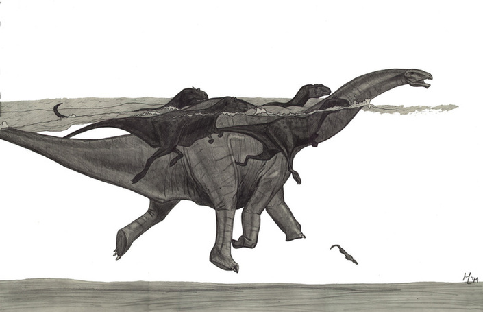 盘点地球上出现过体型最大的恐龙 地震龙重达100吨[组图](1)_科学探索_光明网-搜狐滚动
