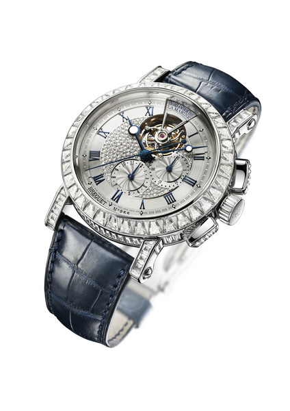MARINE TOURBILLON CHRONOGRAPHE HAUTE JOAILLERIE 5839
