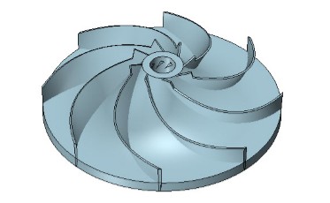 三维CAD快速实现封闭叶轮的cad实体建模 - 第