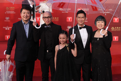 《激战》剧组出席上海电影节闭幕式