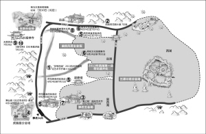 主会场设在曲院风荷和郭庄,另有杭州植物园,三潭印月和虎跑公园三个分