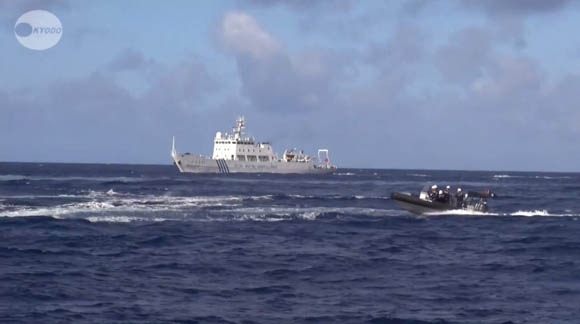 日媒:4艘中国海监船钓鱼岛巡航 驱离日本渔船