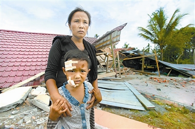 苏门答腊地震死亡人数上升至22人(图)