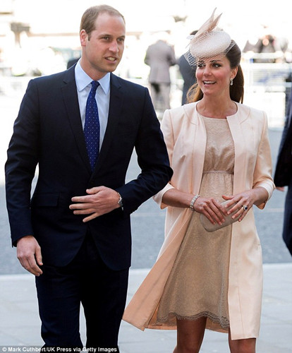 资料图：英国威廉王子与凯特王妃