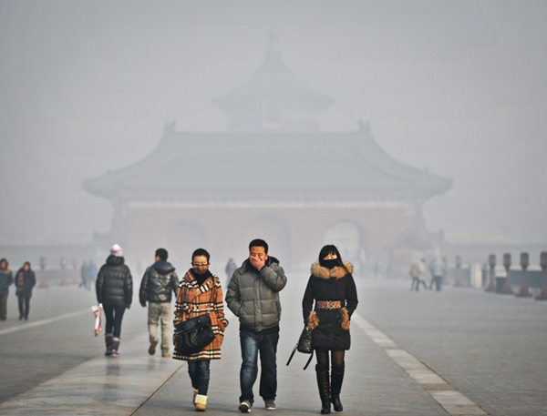 研究指出华北雾霾天气平均令北方人减寿5.5年