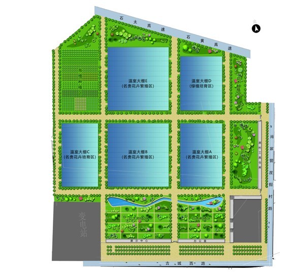 石家庄市将打造华北地区最大的花卉交易市场(图)