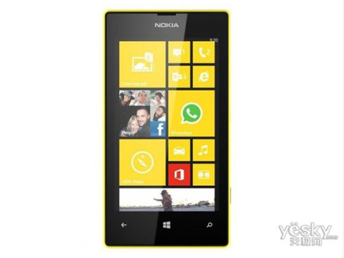 图为:诺基亚Lumia 520T