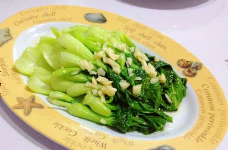 绿色健康 纯素蒜蓉小油菜