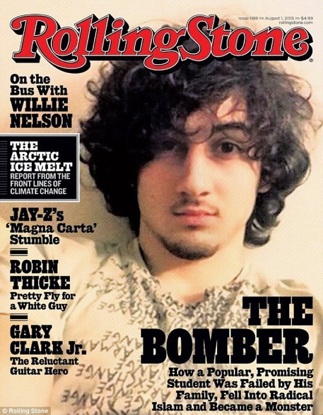 刊登波士顿爆炸案疑犯的《滚石》杂志