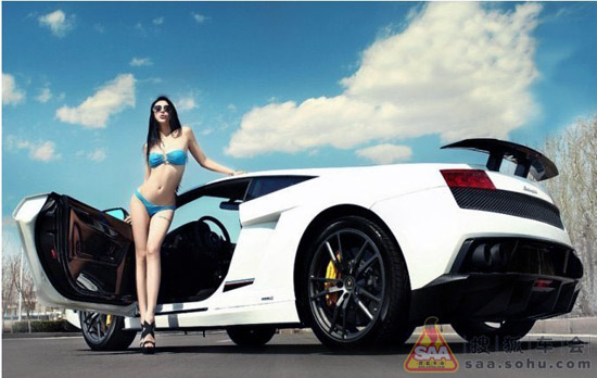 开兰博基尼跑车的美女,跑车陪美女,北京跑车俱乐部美女,法拉高清图片