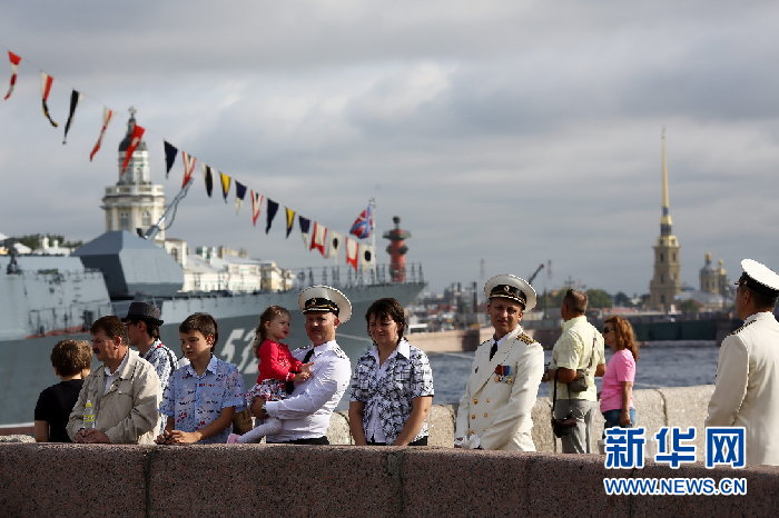 俄罗斯庆祝海军节组图