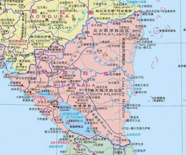 英媒:中国企业家王靖公布尼加拉瓜运河路线图