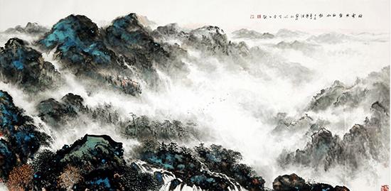 廖华强山水画展8月3日广州美术馆启幕(图)
