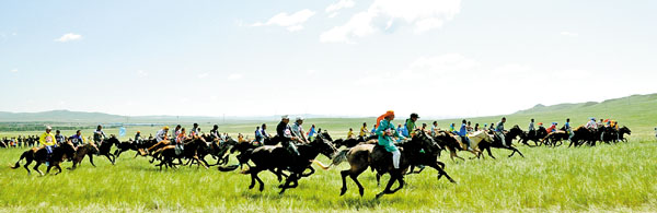 把内蒙古建成体现草原文化,独具北疆特色的旅游观光,休闲度假基地