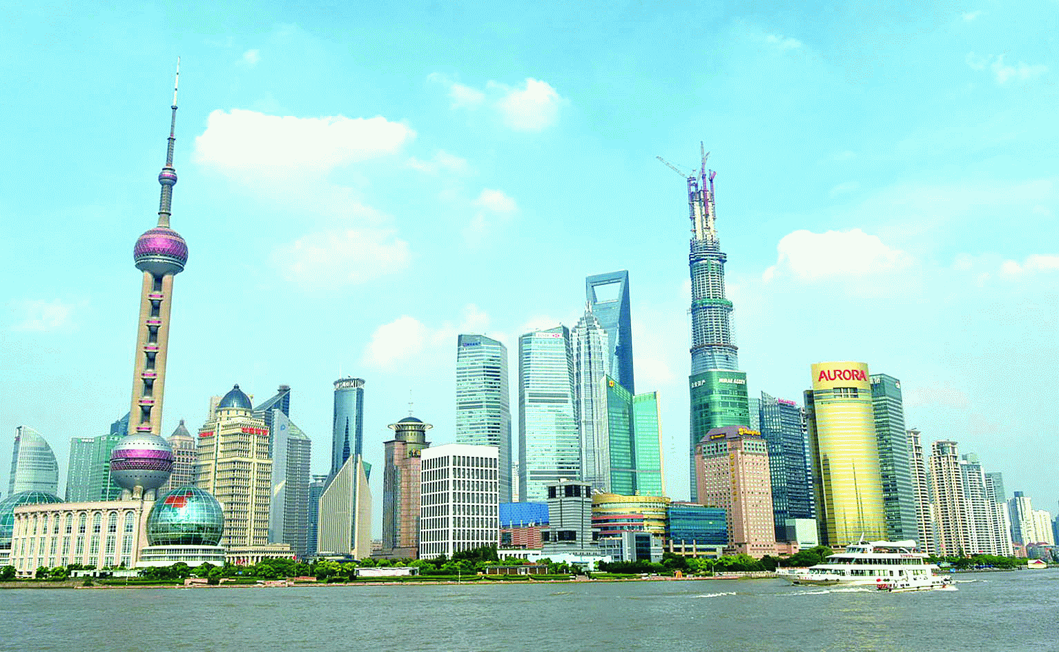 【i旅行】最爱夜上海 上海地标简笔画|上海地标建筑外滩线描图 上海