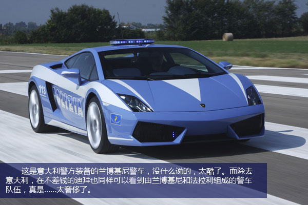 各国警察叔叔座驾盘点 从普桑到兰博基尼-搜狐汽车