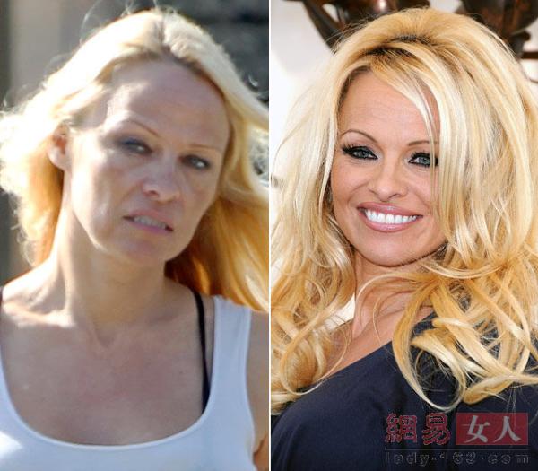 【组图】欧美女明星素颜恐怖 原来妆前也是条汉子啊(组图)