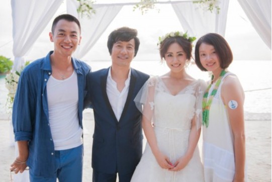 迟来的幸福:刘芸郑钧马尔代夫纯白婚礼(组图)
