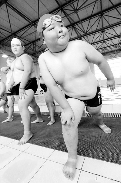 Chubby chinese boy