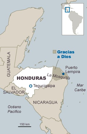 【图】尼加拉瓜和洪都拉斯之间"毒战区"杀戮日益普遍(图)