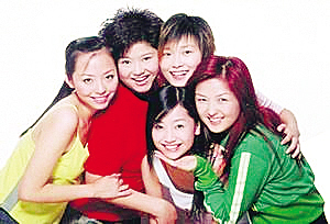 2005年超女成都赛区的 五朵金花