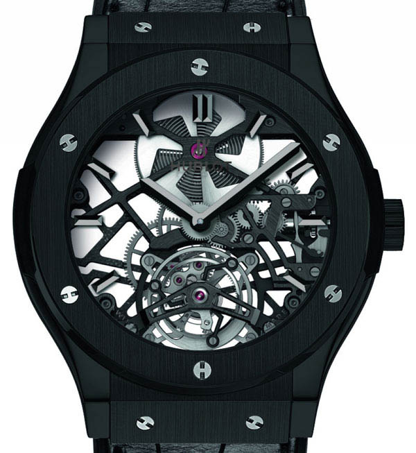 Classic Fusion Tourbillon Skeleton Black Ceramicںοӷֺɫմ