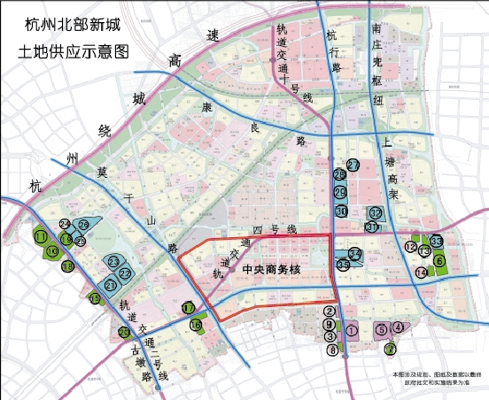 杭州北部新城开发建设起步:投资高地 创见未来(图)