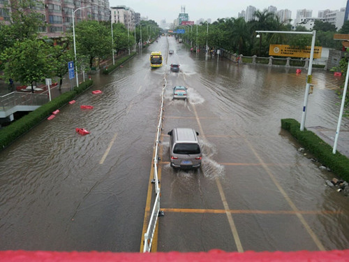 台风来袭 东莞易积水路段盘点及行车指南