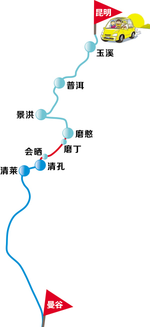 云南省边境口岸地图展示