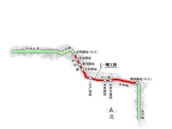 郑州地铁规划 郑州地铁1至6号线路规划图图片