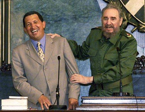 卡斯特罗与委内瑞拉前总统查韦斯是好友,两人对养生都有所研究