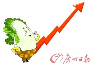 受连日暴雨影响,广州市场蔬菜价格有所上涨