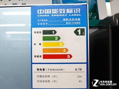 时尚意式设计 海信三开门冰箱售5499元