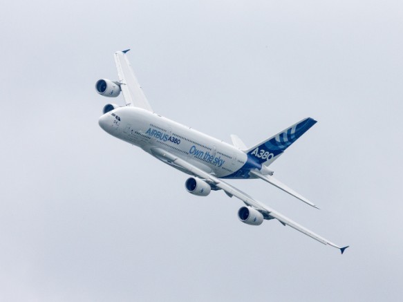 资料图:空客a380系列飞机.