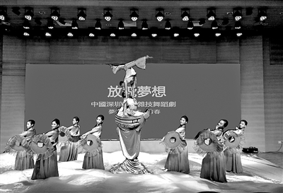▲深圳杂技剧《放飞梦想》今日起在台湾万象剧场演出。 （资料图片）